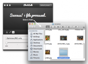 Browse to files in Finder