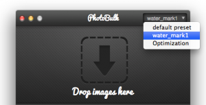 Choose a preset from the list