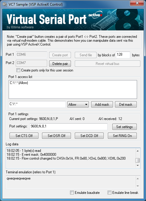 Purebasic Serial Port Example