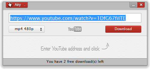 Airy youtube converter