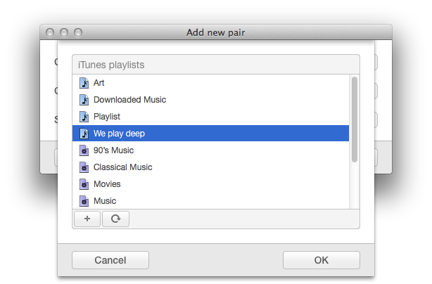 add a playlist on itunes for mac