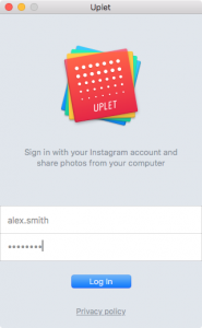 uploader for instagram for mac