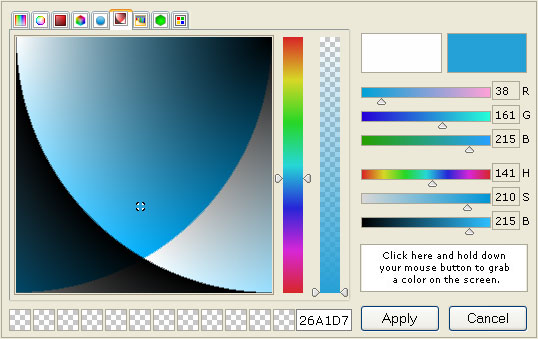 hsb color picker hsb color picker