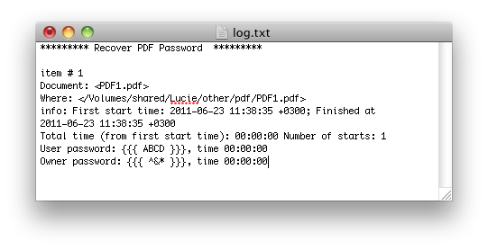 recover pdf password mac os