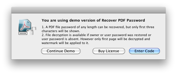 recover pdf password mac os