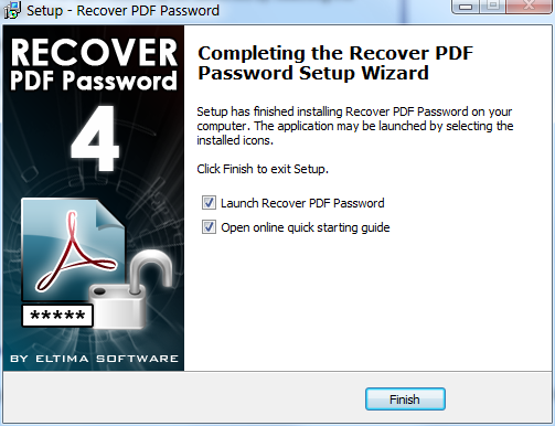 pdf recover password