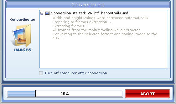 how to convert swf files into jpeg