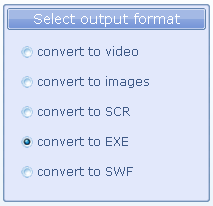 convert swf files to exe files